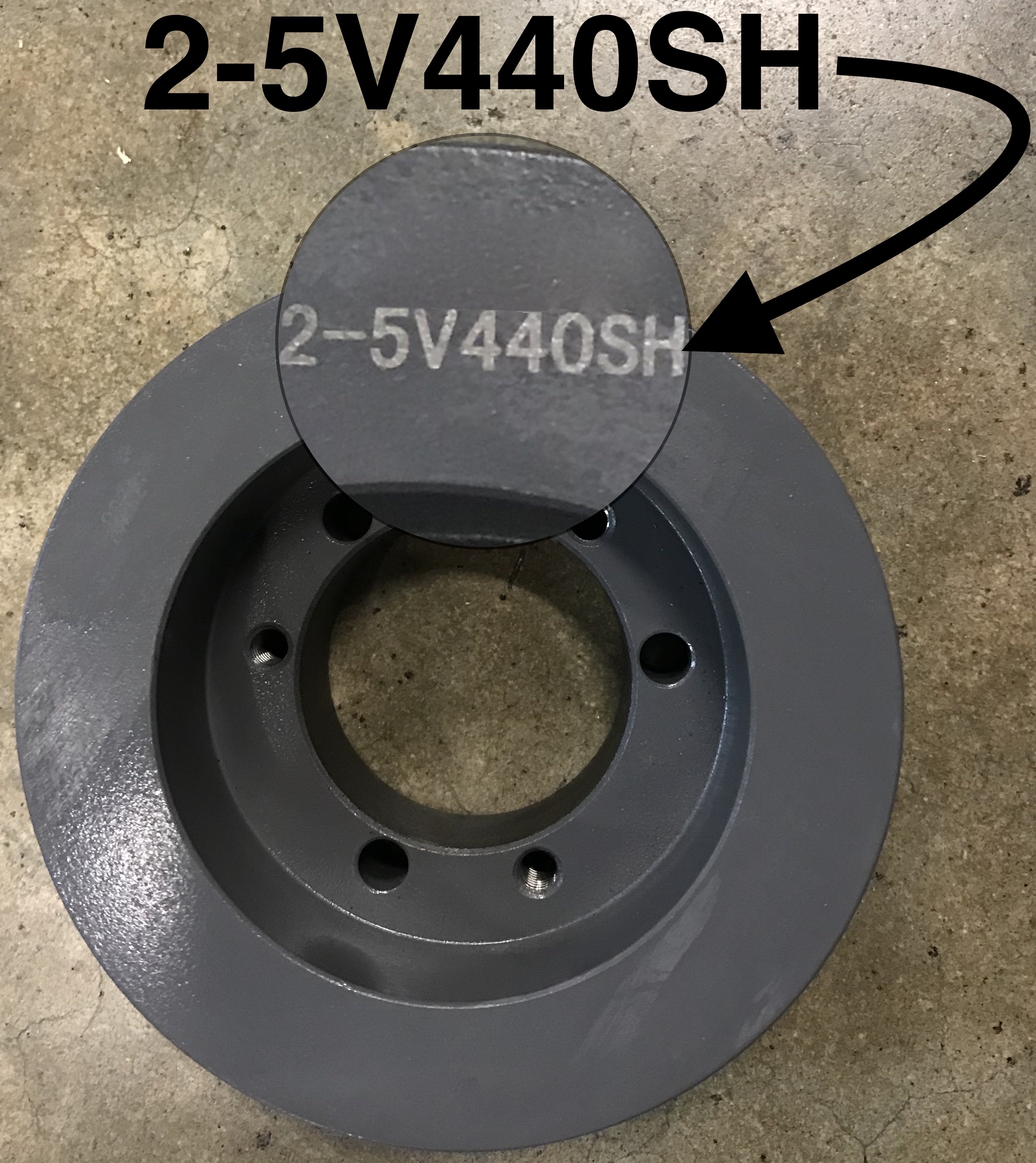 SPA 160X4-CI Ametric Metric Cast Iron V Belt Pulley 4 Groove Mfg Code 1-033 160 mm Pitch Diameter, for SPA Profile V-Belt 