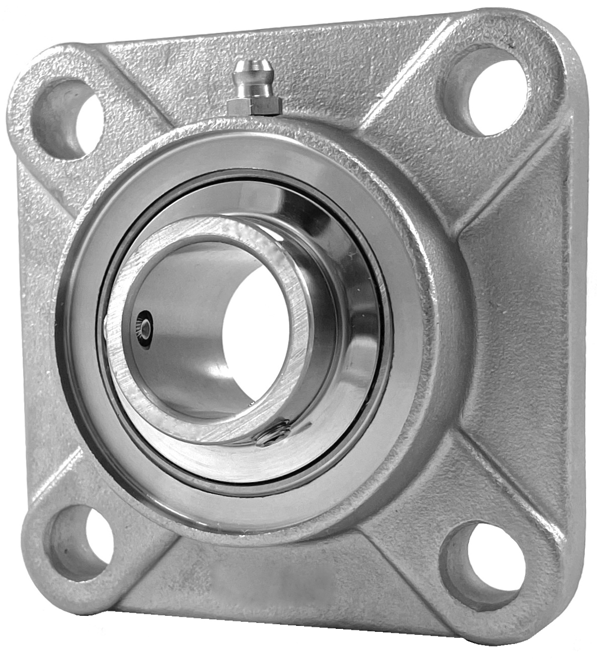 Premium SUCSF210-32 2" Stainless Steel 4-Bolt Flange Bearing Solid Base 