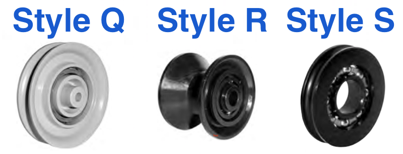 Nylon Plastic Carbon Steel Pulley Wheels Roller Groove  Bearings 5x21.5x7 iv 